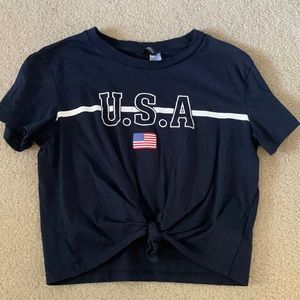 USA Crop Top